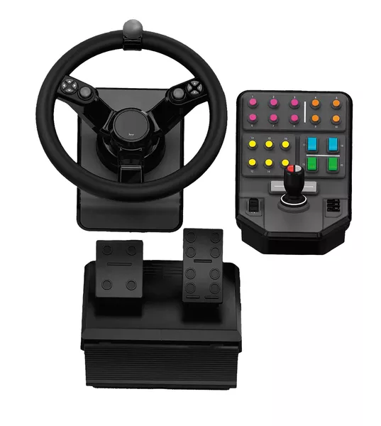 Logitech G Saitek Farm Heavy Equipment Bundle Simulation Gear - Black Logitech G Saitek Farm Heavy Equipment Bundle Simulation Gear - Black